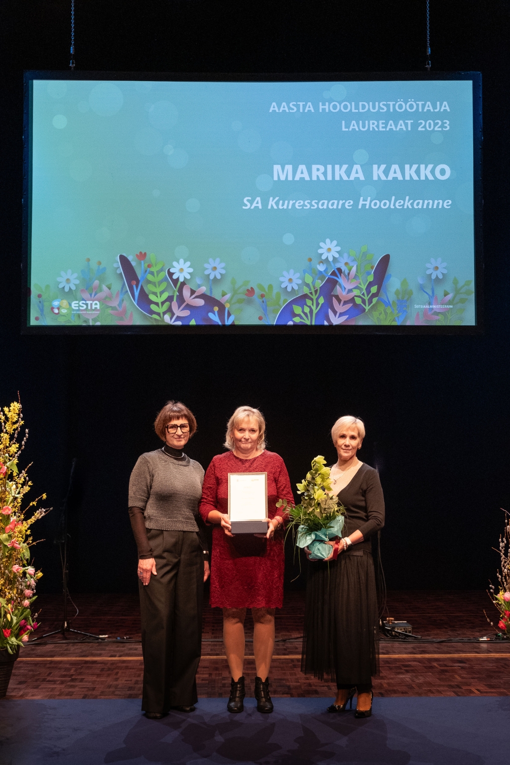 Aasta hooldustöötaja laureaat Marika Kakko