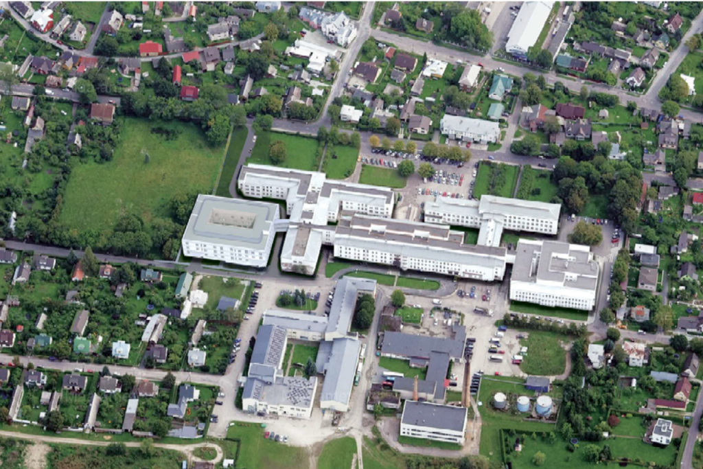 Haigla juurdeehituse arhitektuurikonkursi töö “Matriits”