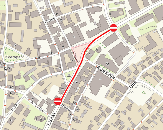 Tallinna tn_Lossi tn_Raekoja ristmik_Raua ristmik