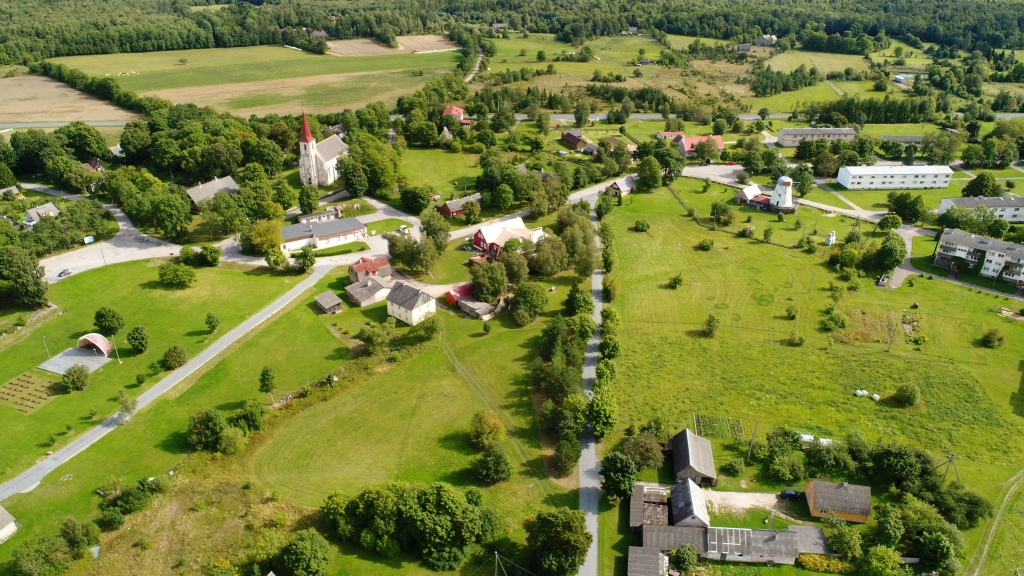Mustjala droonifoto