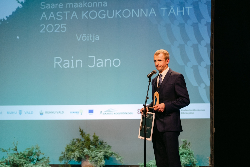 Saare maakonna kogukonna täht 2025 - Rain Jano